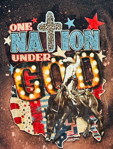 One Nation Under God Crew Neck T-Shirt
