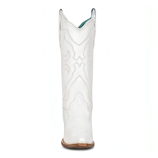 Corral White Embroidery Boot