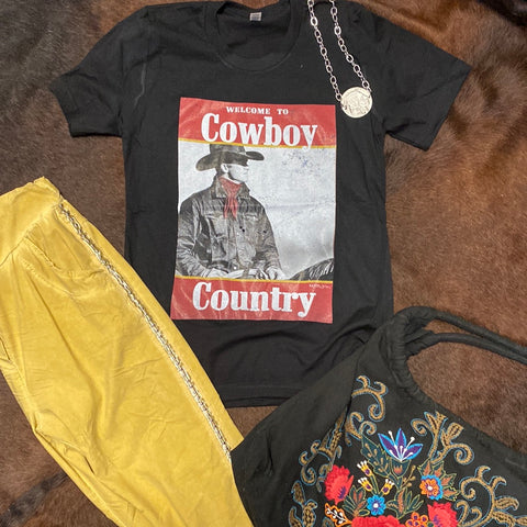 Cowboy Country Crew Neck T-Shirt