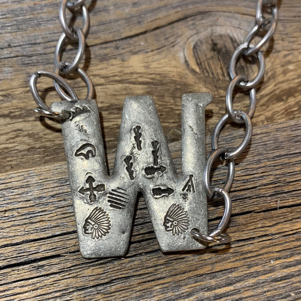 Aztec “Initial” Necklace -various