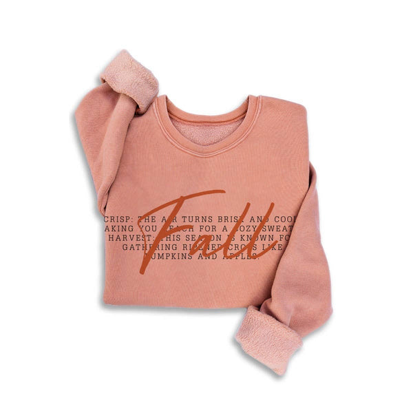 FALL MINERAL SWEATSHIRTS - 3 colors