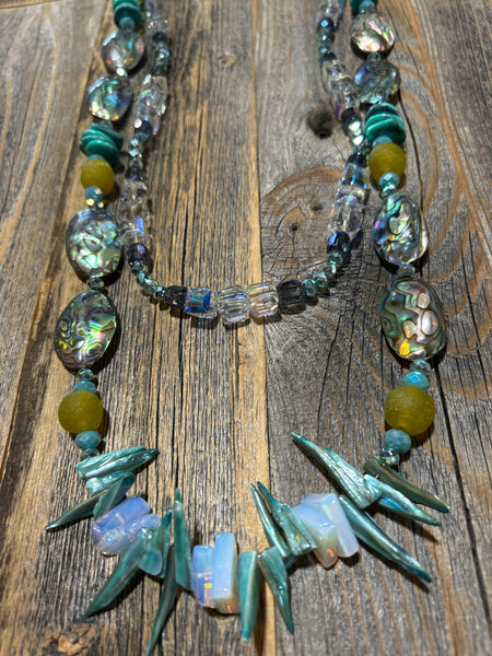Handcrafted Natural Stone Necklace