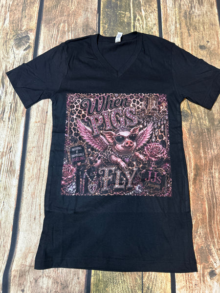 WHEN PIGS FLY TEE