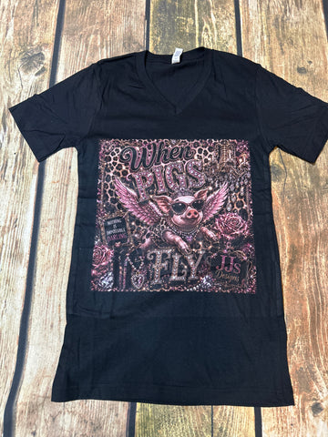 WHEN PIGS FLY TEE