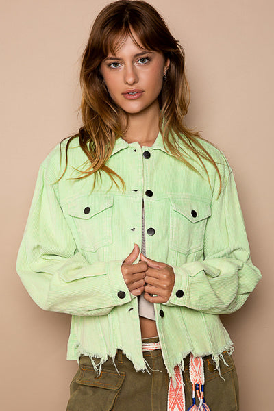 Corduroy Jacket -(mult colors)