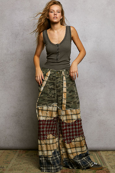 Camo Flannel Multi Pant