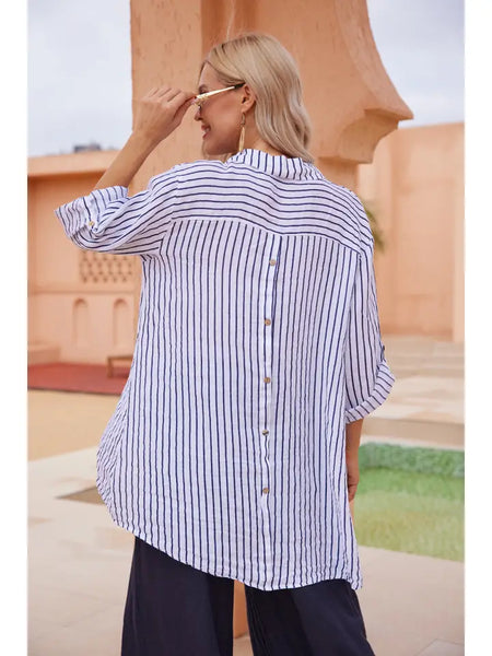 Stripe Detail Top