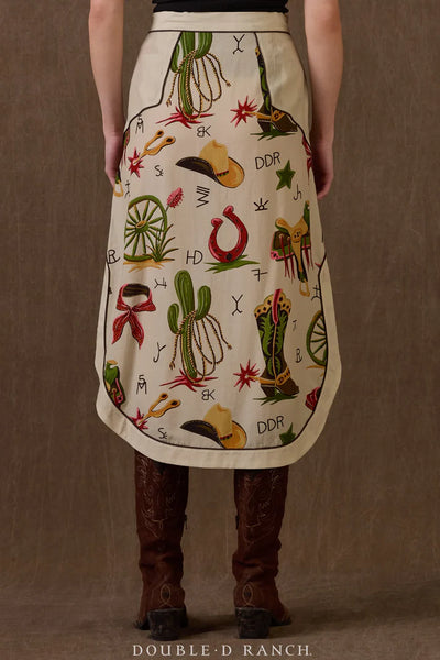 Atomic Ranch A-Line Skirt (SIZE 12)