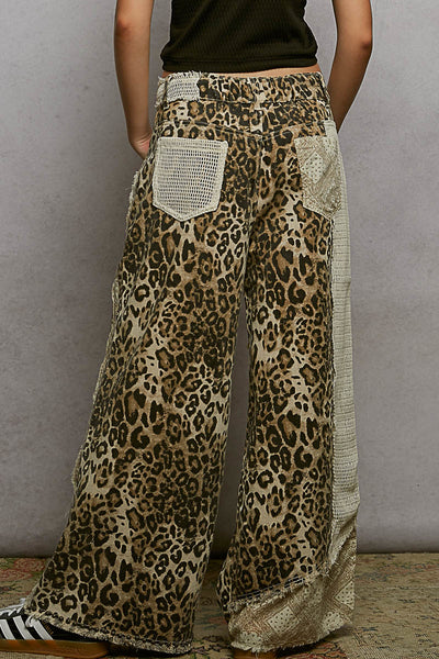 Sand Leopard Cargo Pant