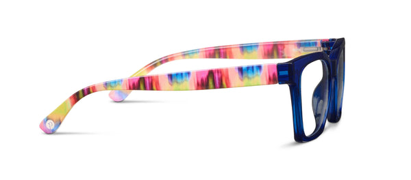 Peepers - Maisie (Blue Light): Blue/Ikat / Reading / 2.50