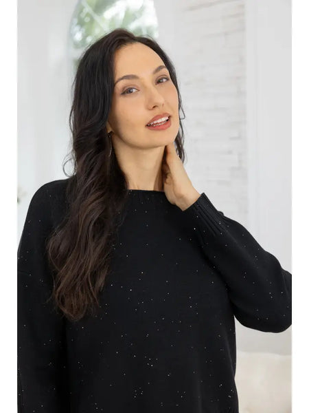 Starlight shimmer knit top