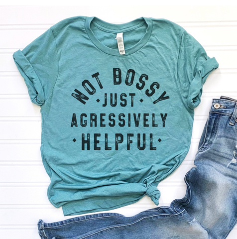 Not Bossy Vintage Graphic Tee