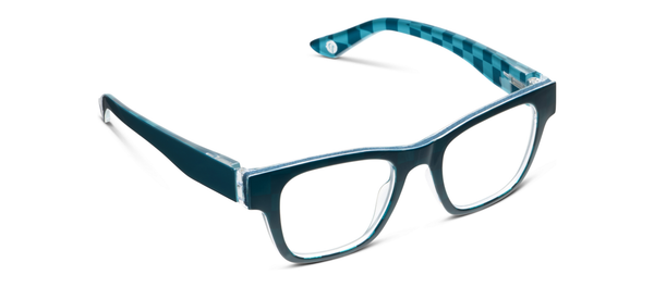 Peepers - Bernadette (Blue Light): White/Tokyo Tortoise / Reading / 3.00