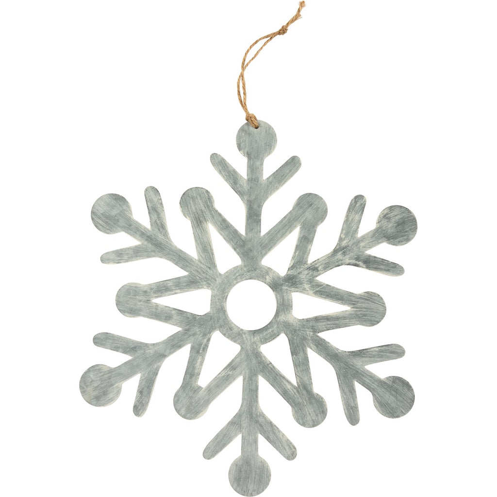 Large Snowflake Hanging Decor