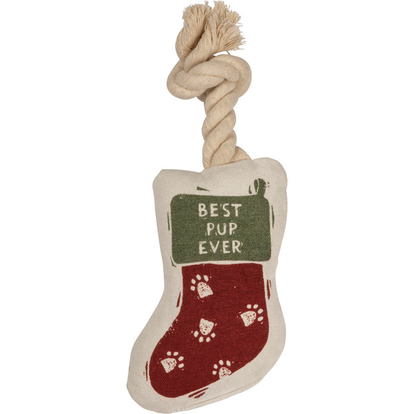 Best Pup Ever Stocking Dog Toy