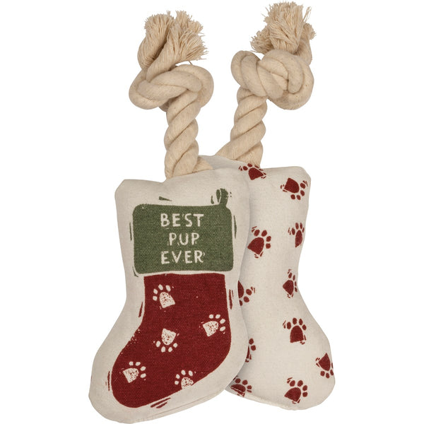 Best Pup Ever Stocking Dog Toy