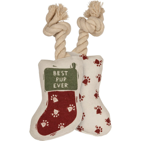 Best Pup Ever Stocking Dog Toy