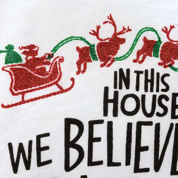 We Believe In "Grandma Assortment" Claus Kitchen Towel