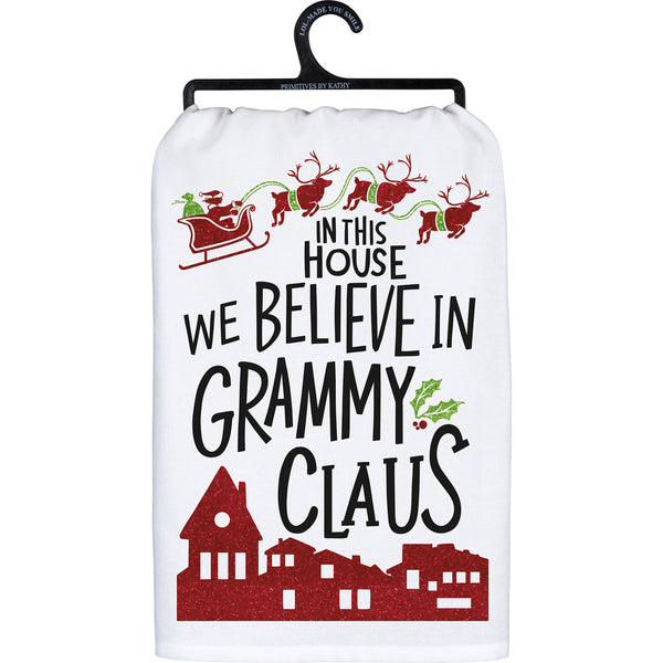 We Believe In "Grandma Assortment" Claus Kitchen Towel