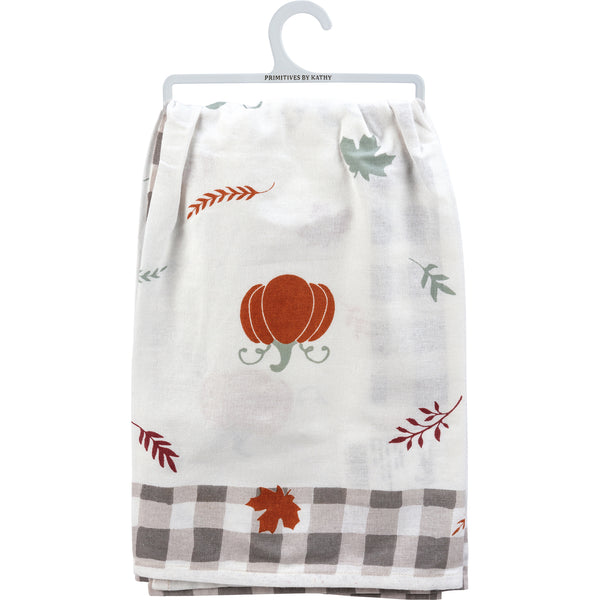 Give Thanks With A Grateful Heart Kitchen Towel