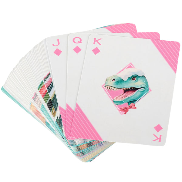 Dino Christmas Playing Cards