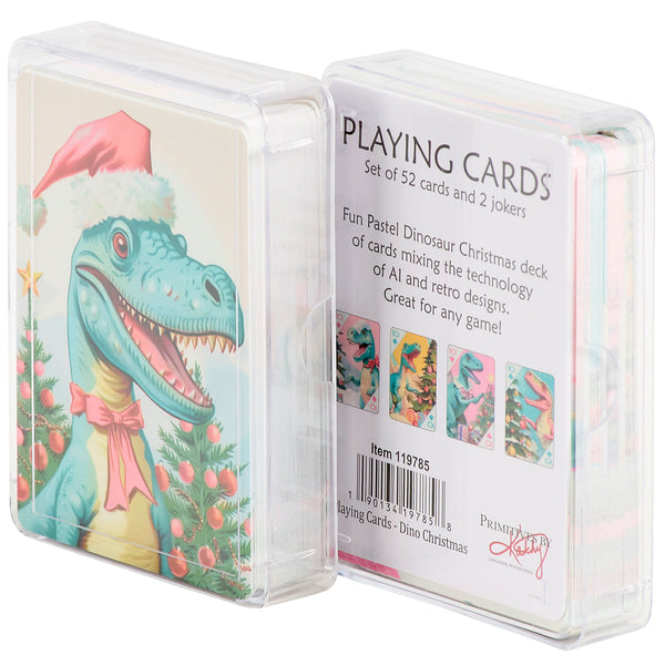 Dino Christmas Playing Cards