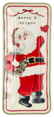 Santa Vintage Everything Plate