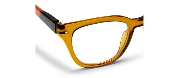 Peepers - Lenora (Blue Light): Fog/Chai Tortoise / Reading / 3.00