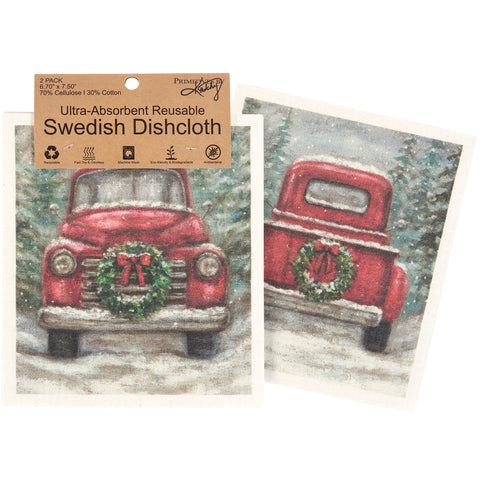 Red Truck Swedish Cloth- 2 STYLES