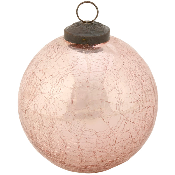 PINK BALL GASS ORNAMENT
