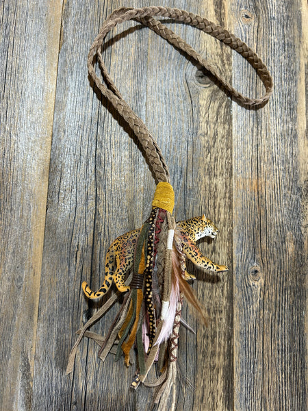 JAGUAR LEATHER NECKLACE