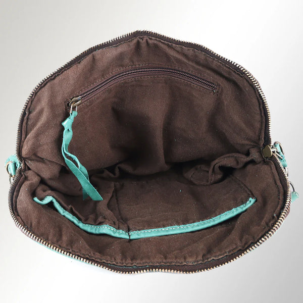 Turquoise Woven Handmade Crossbody