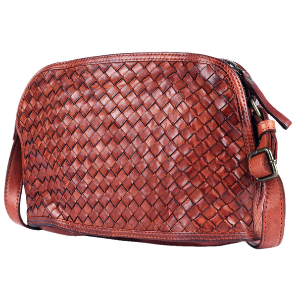 Vintage Handmade Woven Crossbody