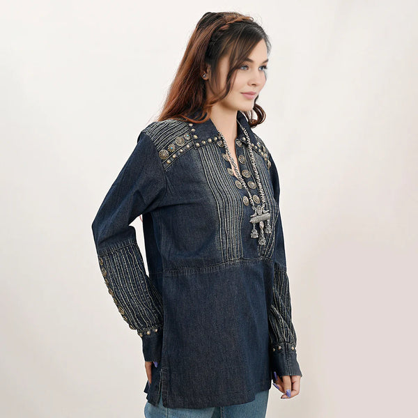 Denim Shirt Jacket Dress