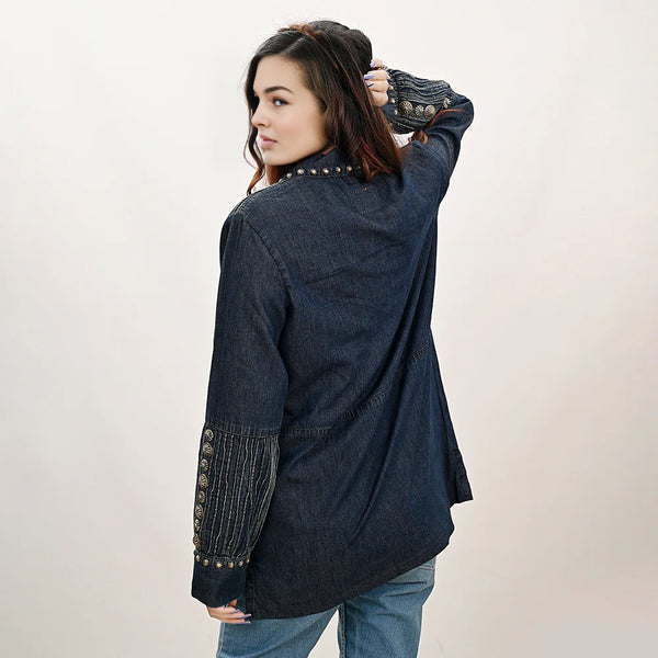 Denim Shirt Jacket Dress