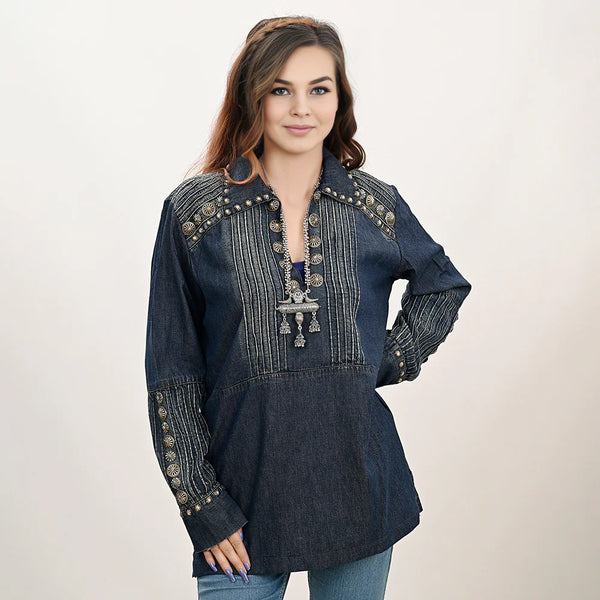 Denim Shirt Jacket Dress