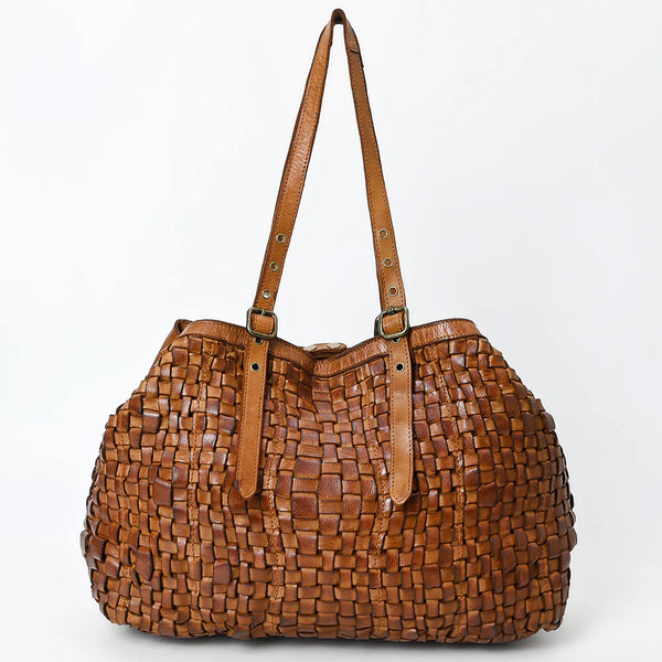 Woven Handmade Leather Tote