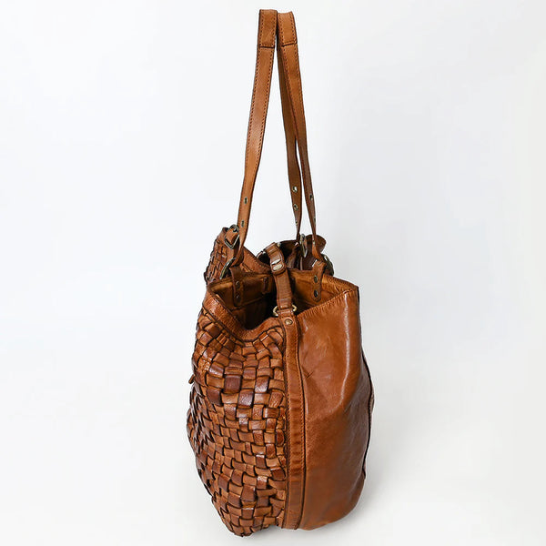 Woven Handmade Leather Tote