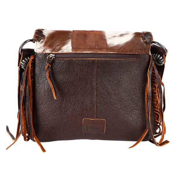 CrossBody I Hair On Genuine Leather women bag western Purse