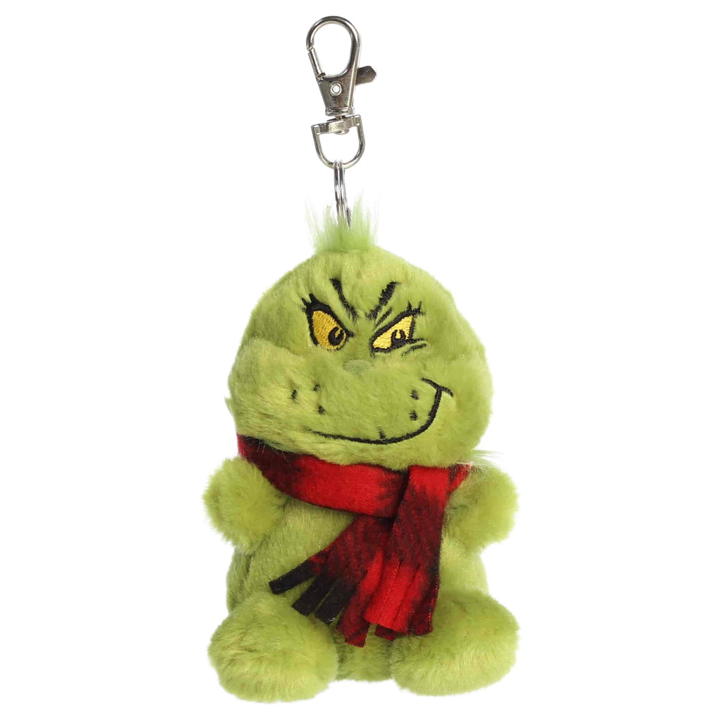Palm Pals™ - Grinch With Scarf Keychain