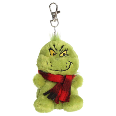 Palm Pals™ - Grinch With Scarf Keychain