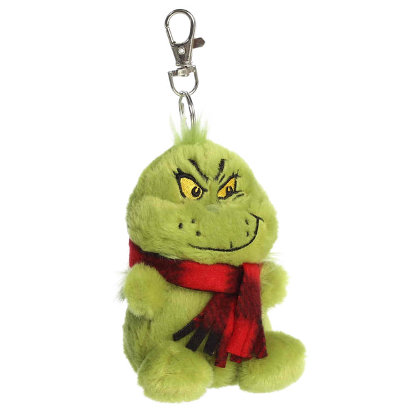 Palm Pals™ - Grinch With Scarf Keychain