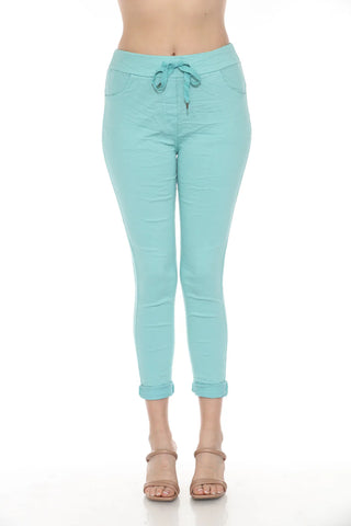 Smeraldo Solid Stretch Pants
