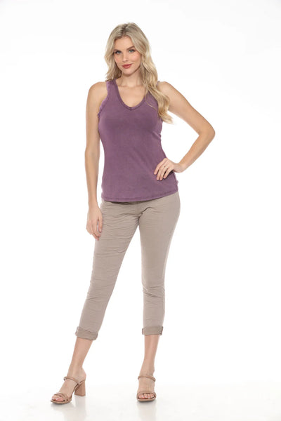 Sequin V-Neck Tank Tops