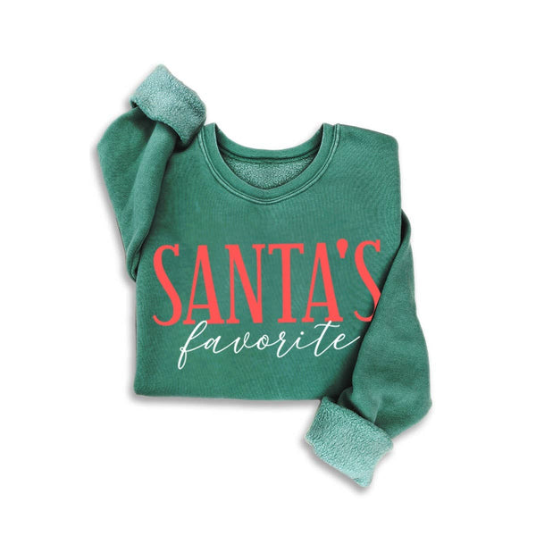 SANTAS FAVORITE MINERAL SWEATSHIRT-2 COLORS