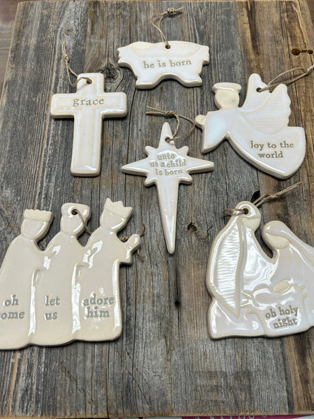 Nativity Ornaments 6 STYLES