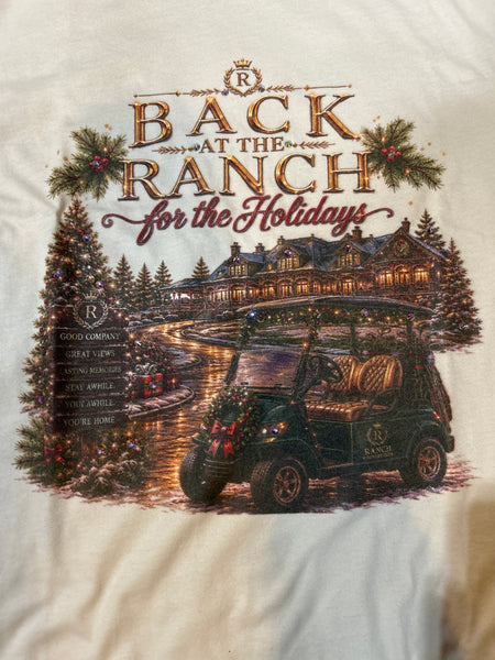 BACK AT THE RANCH FOR THE HOLIDAYS T SHIRT