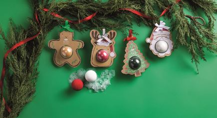 BATH BOMB ORNAMENTS ( 4 STYLES)