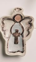 ANGEL WITH CROSS TIDBIT DISH