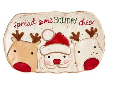 Cheer Small Farm Christmas Platter